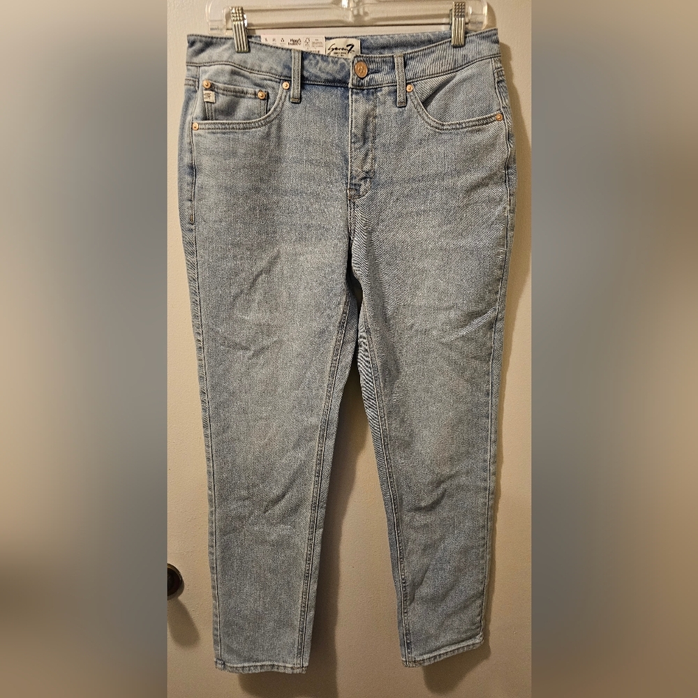 Seven7‎ 90's Straight Jeans Blue Women's Size 6 NWT